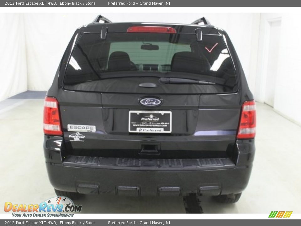 2012 Ford Escape XLT 4WD Ebony Black / Stone Photo #5