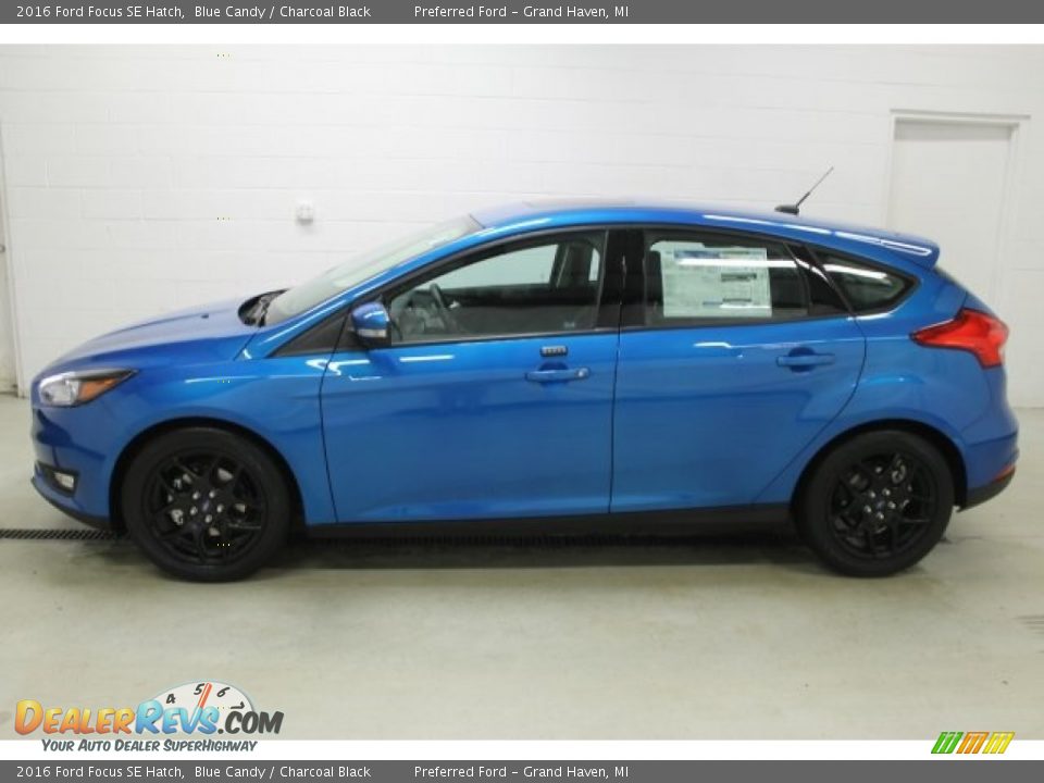 Blue Candy 2016 Ford Focus SE Hatch Photo #1