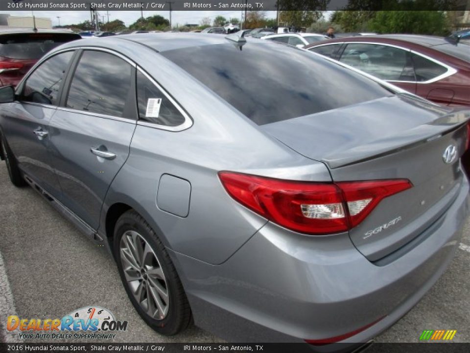 2016 Hyundai Sonata Sport Shale Gray Metallic / Gray Photo #4