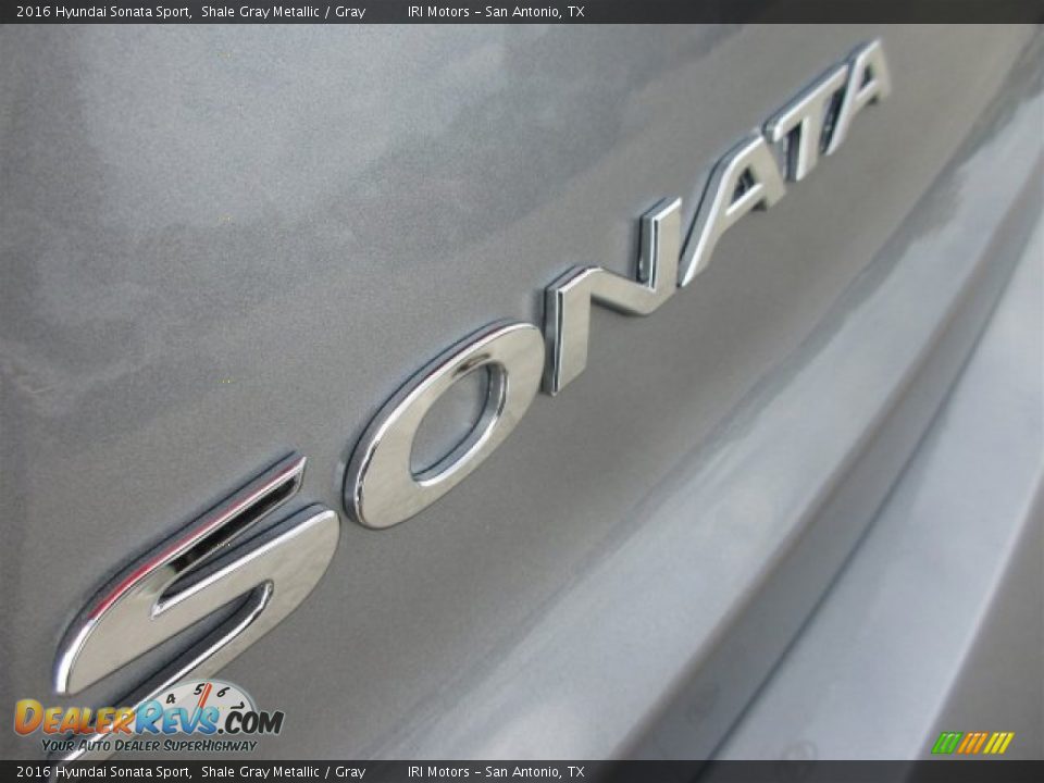 2016 Hyundai Sonata Sport Shale Gray Metallic / Gray Photo #5
