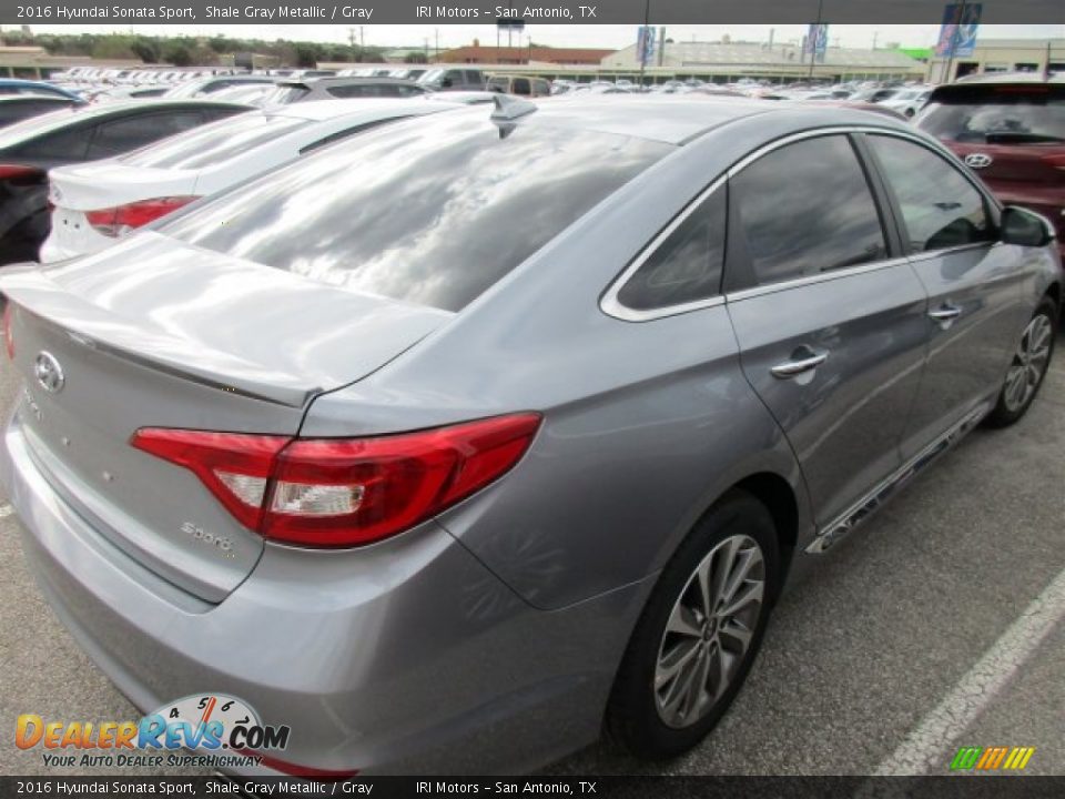2016 Hyundai Sonata Sport Shale Gray Metallic / Gray Photo #7