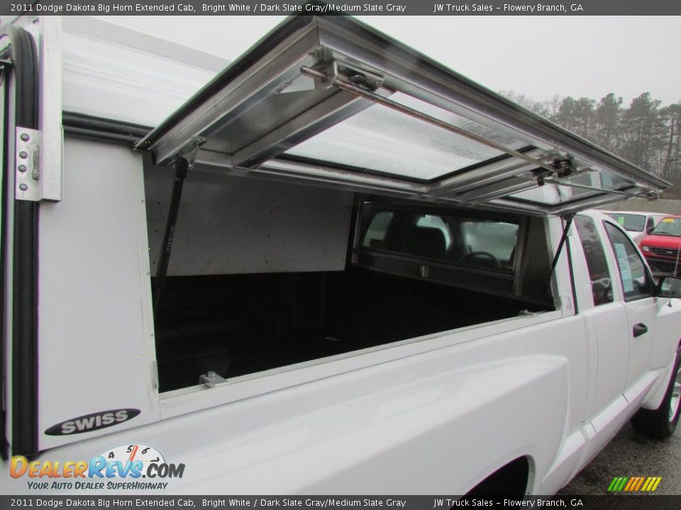 2011 Dodge Dakota Big Horn Extended Cab Bright White / Dark Slate Gray/Medium Slate Gray Photo #13