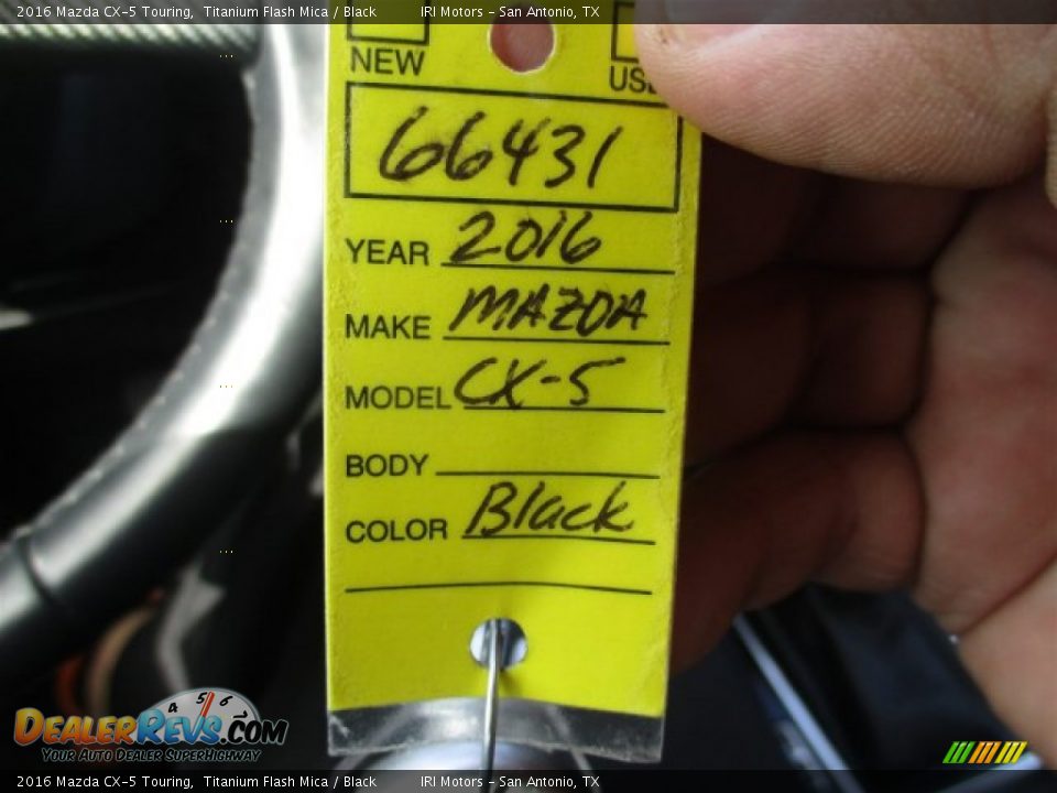 2016 Mazda CX-5 Touring Titanium Flash Mica / Black Photo #3