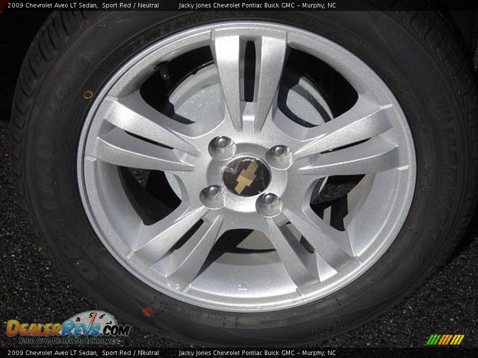2009 Chevrolet Aveo LT Sedan Sport Red / Neutral Photo #4