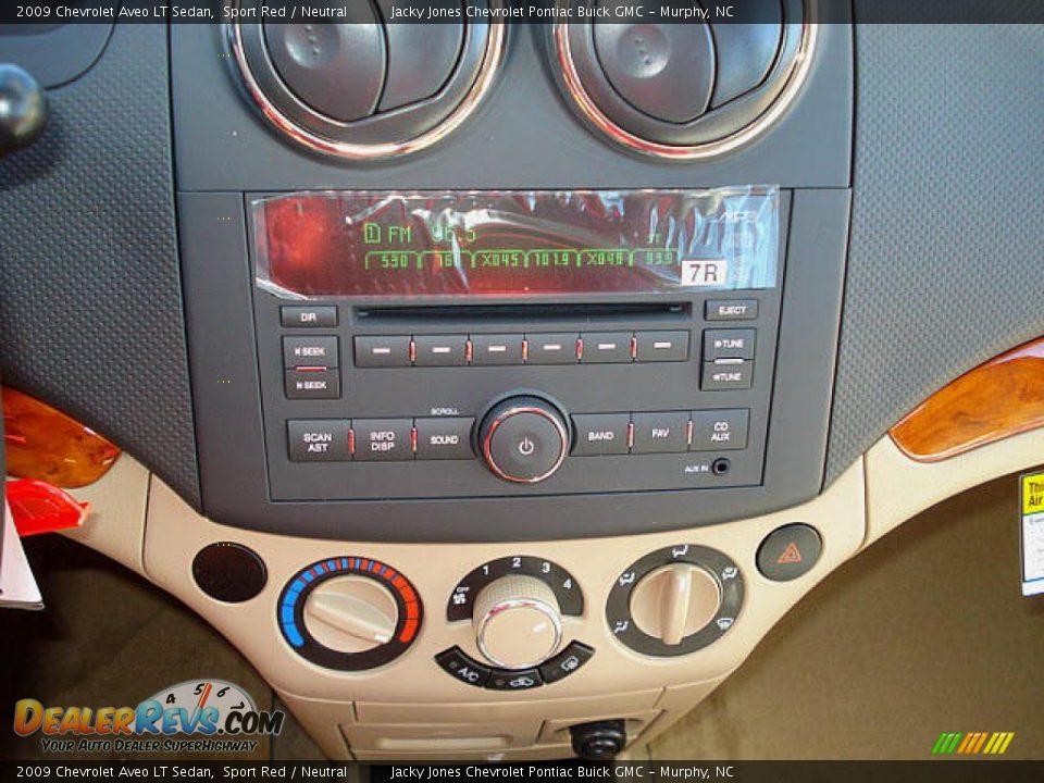 2009 Chevrolet Aveo LT Sedan Sport Red / Neutral Photo #8