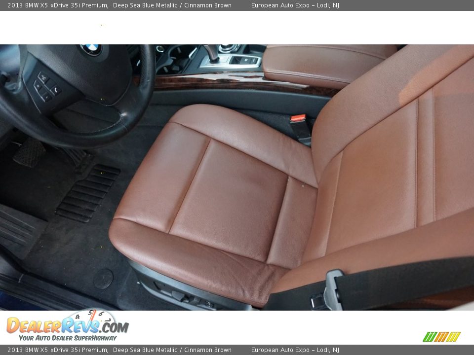 2013 BMW X5 xDrive 35i Premium Deep Sea Blue Metallic / Cinnamon Brown Photo #9