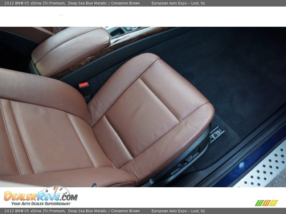 2013 BMW X5 xDrive 35i Premium Deep Sea Blue Metallic / Cinnamon Brown Photo #11