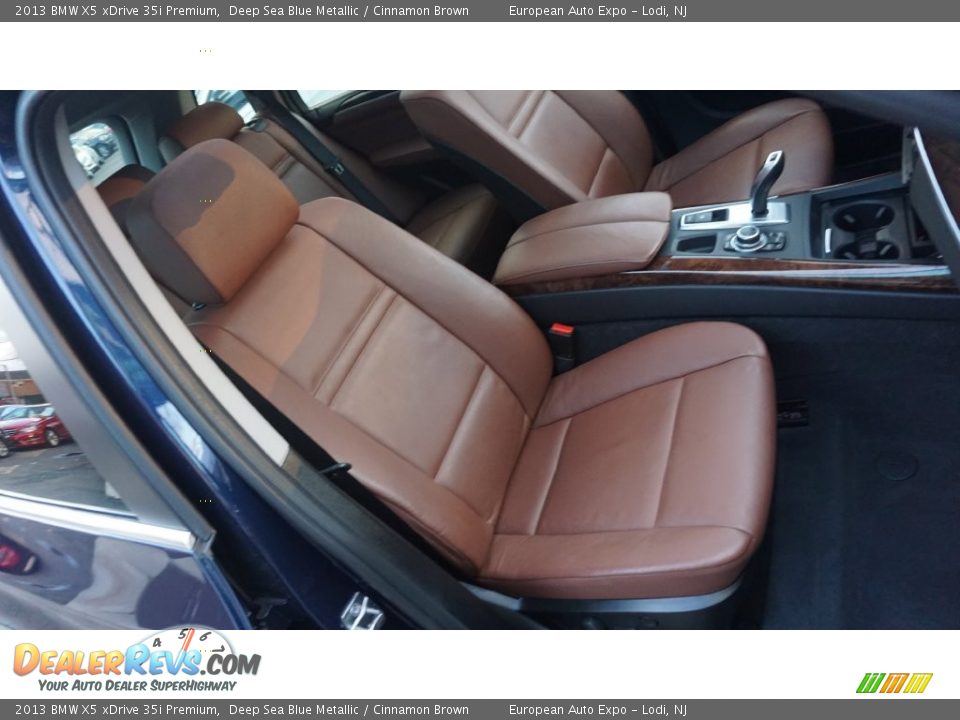 2013 BMW X5 xDrive 35i Premium Deep Sea Blue Metallic / Cinnamon Brown Photo #12