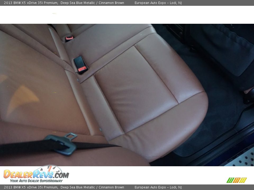 2013 BMW X5 xDrive 35i Premium Deep Sea Blue Metallic / Cinnamon Brown Photo #13