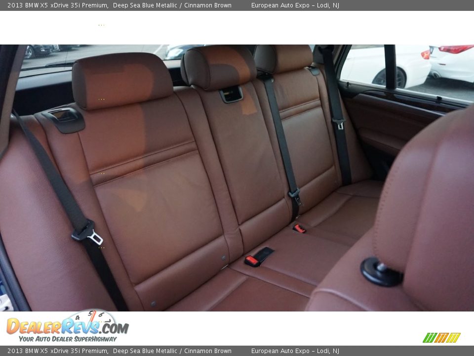 2013 BMW X5 xDrive 35i Premium Deep Sea Blue Metallic / Cinnamon Brown Photo #14