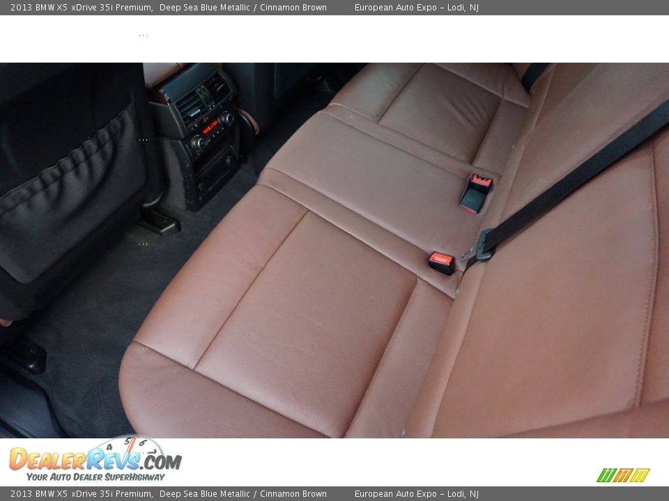 2013 BMW X5 xDrive 35i Premium Deep Sea Blue Metallic / Cinnamon Brown Photo #15