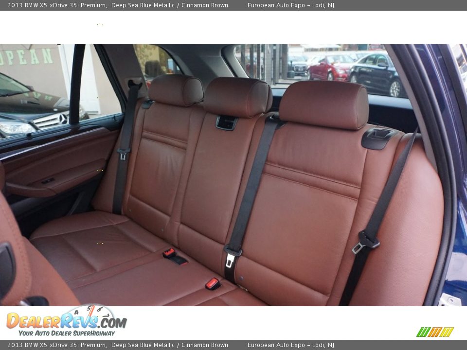 2013 BMW X5 xDrive 35i Premium Deep Sea Blue Metallic / Cinnamon Brown Photo #16