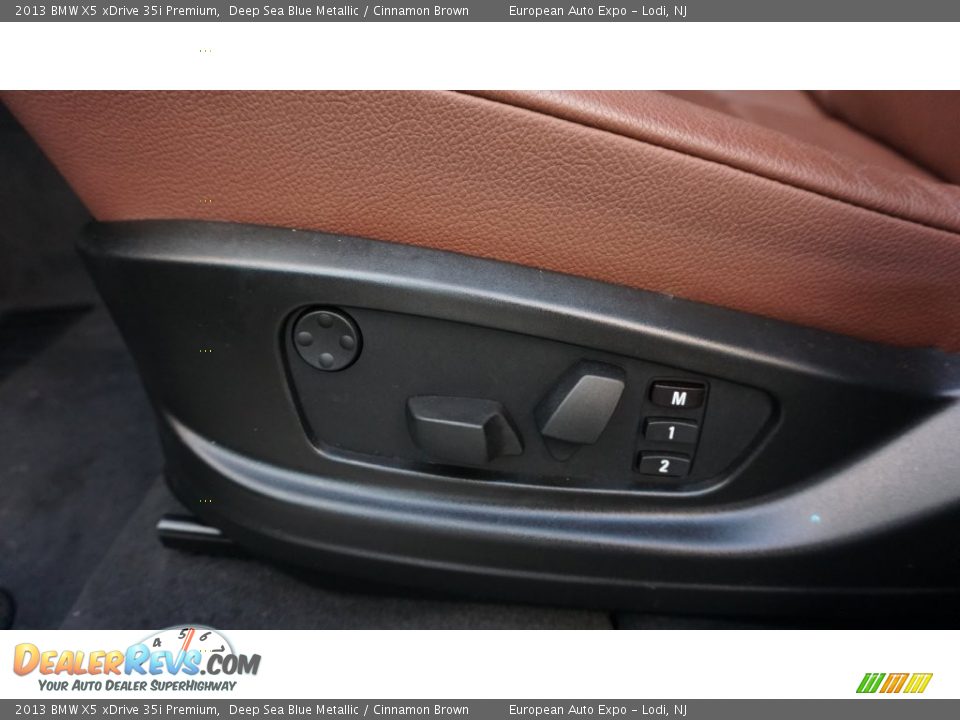 2013 BMW X5 xDrive 35i Premium Deep Sea Blue Metallic / Cinnamon Brown Photo #21