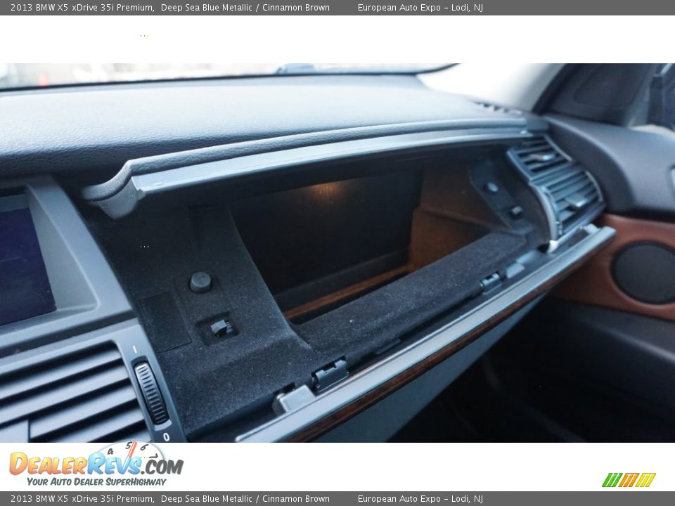 2013 BMW X5 xDrive 35i Premium Deep Sea Blue Metallic / Cinnamon Brown Photo #36