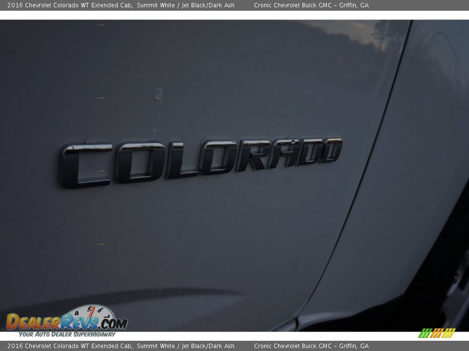 2016 Chevrolet Colorado WT Extended Cab Summit White / Jet Black/Dark Ash Photo #15