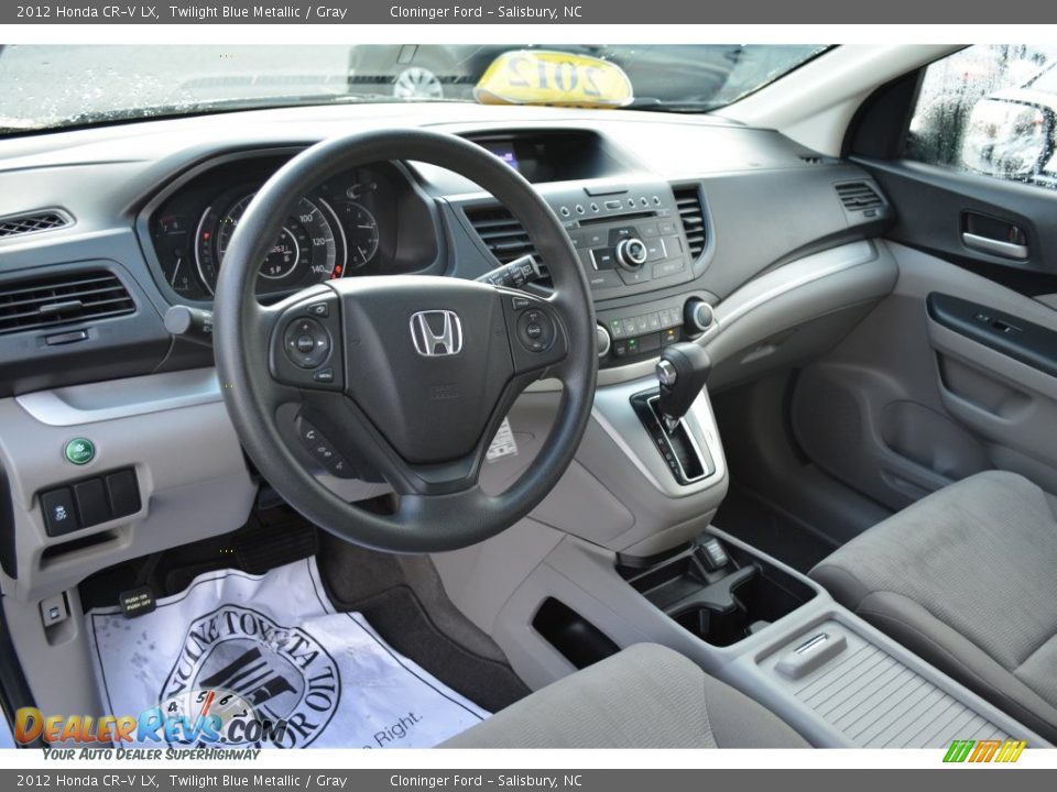 2012 Honda CR-V LX Twilight Blue Metallic / Gray Photo #11