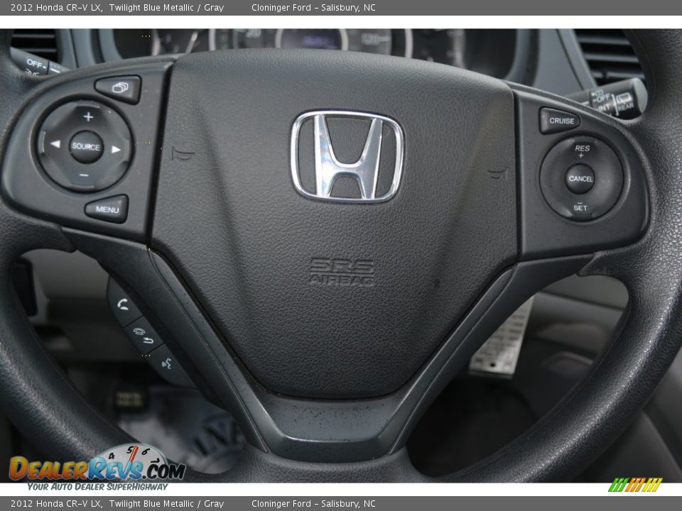 2012 Honda CR-V LX Twilight Blue Metallic / Gray Photo #21