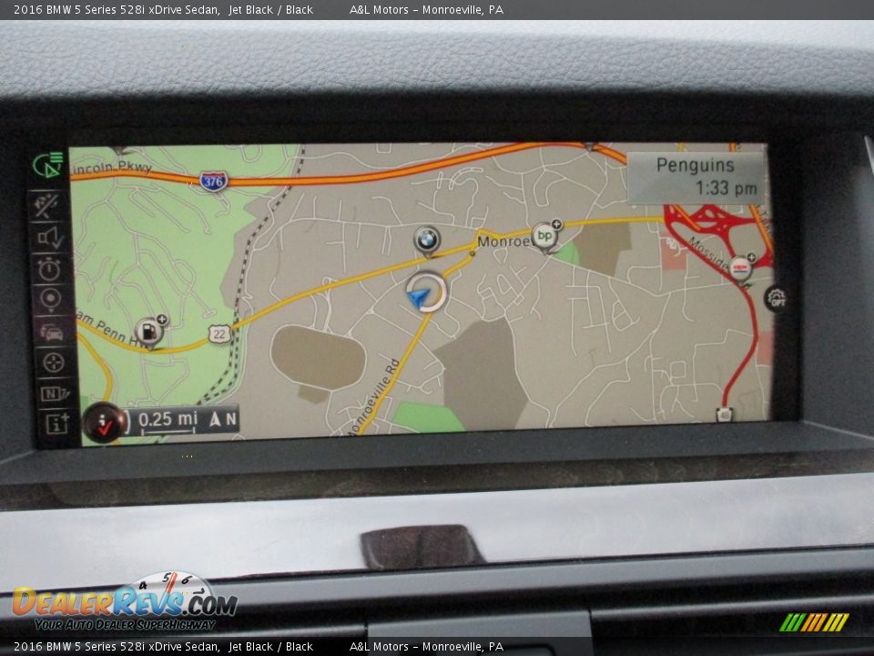 2016 BMW 5 Series 528i xDrive Sedan Jet Black / Black Photo #17