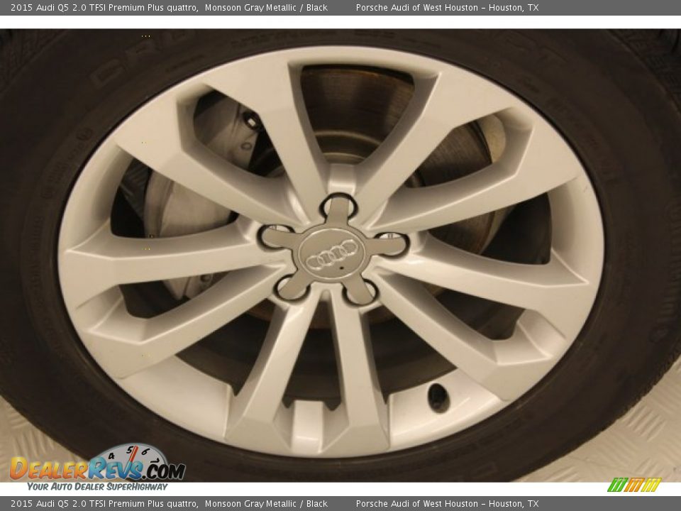 2015 Audi Q5 2.0 TFSI Premium Plus quattro Monsoon Gray Metallic / Black Photo #9