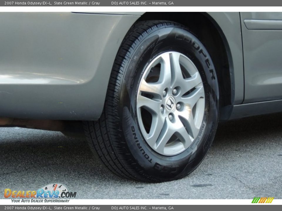 2007 Honda Odyssey EX-L Slate Green Metallic / Gray Photo #8