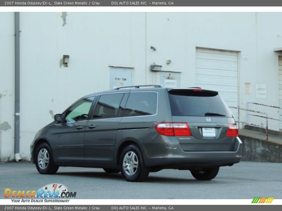 2007 Honda Odyssey EX-L Slate Green Metallic / Gray Photo #31