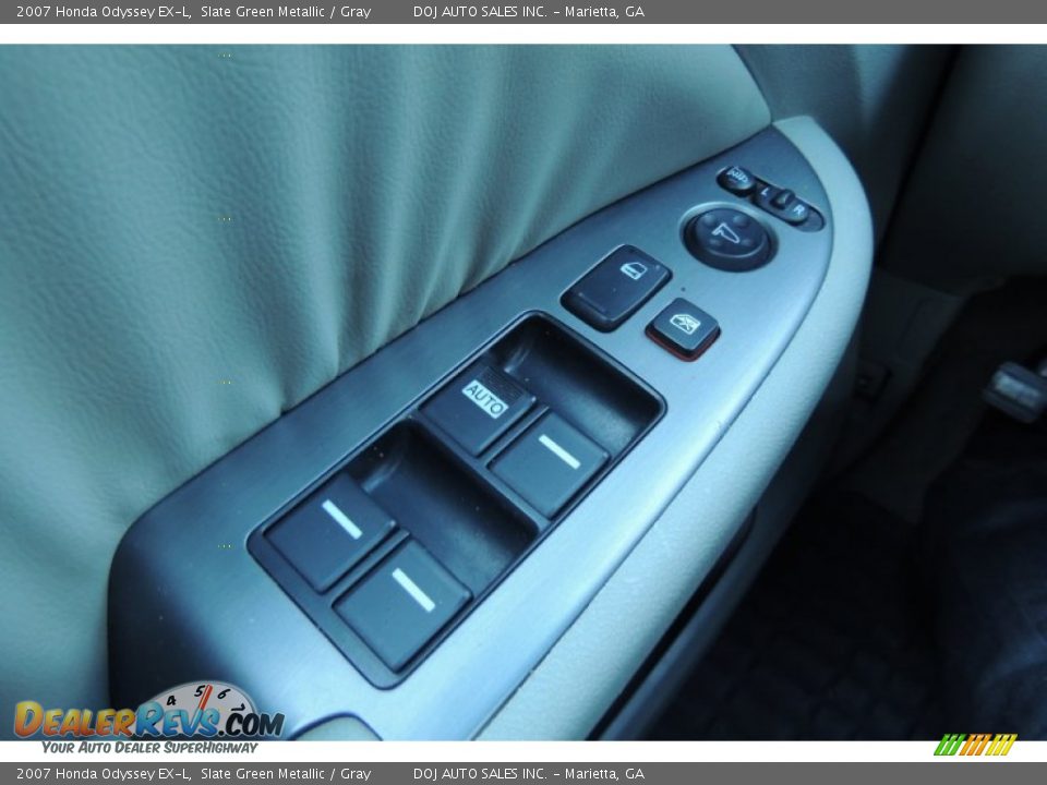 2007 Honda Odyssey EX-L Slate Green Metallic / Gray Photo #36