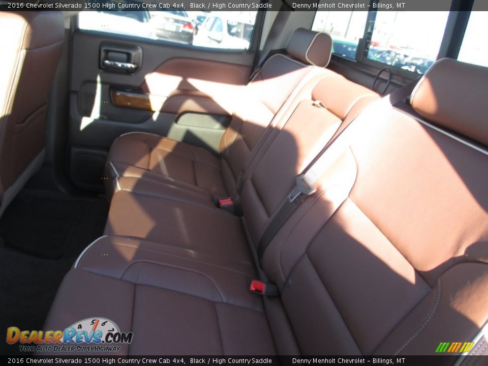2016 Chevrolet Silverado 1500 High Country Crew Cab 4x4 Black / High Country Saddle Photo #9