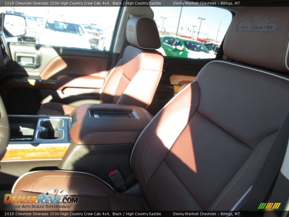 2016 Chevrolet Silverado 1500 High Country Crew Cab 4x4 Black / High Country Saddle Photo #11