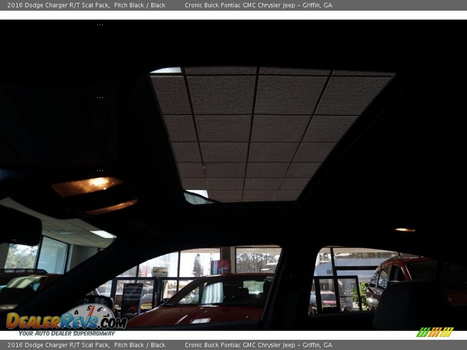 2016 Dodge Charger R/T Scat Pack Pitch Black / Black Photo #12
