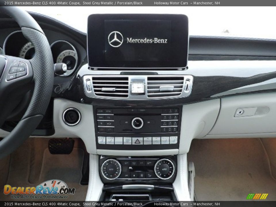 2015 Mercedes-Benz CLS 400 4Matic Coupe Steel Grey Metallic / Porcelain/Black Photo #9