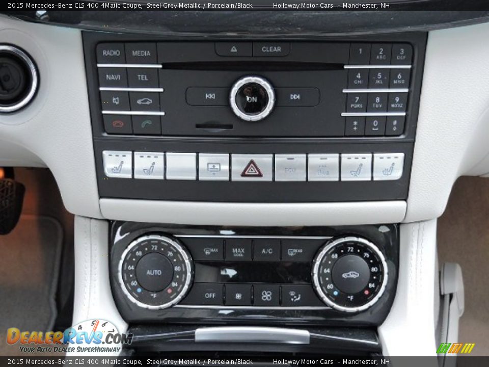 2015 Mercedes-Benz CLS 400 4Matic Coupe Steel Grey Metallic / Porcelain/Black Photo #10