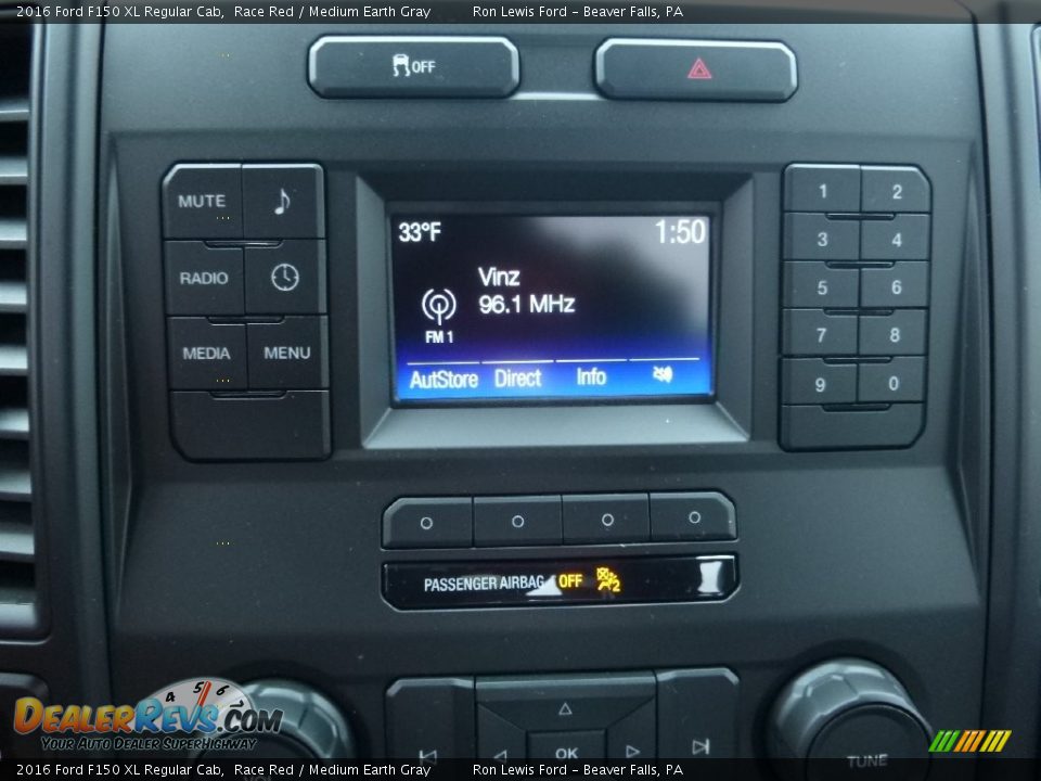 2016 Ford F150 XL Regular Cab Race Red / Medium Earth Gray Photo #18