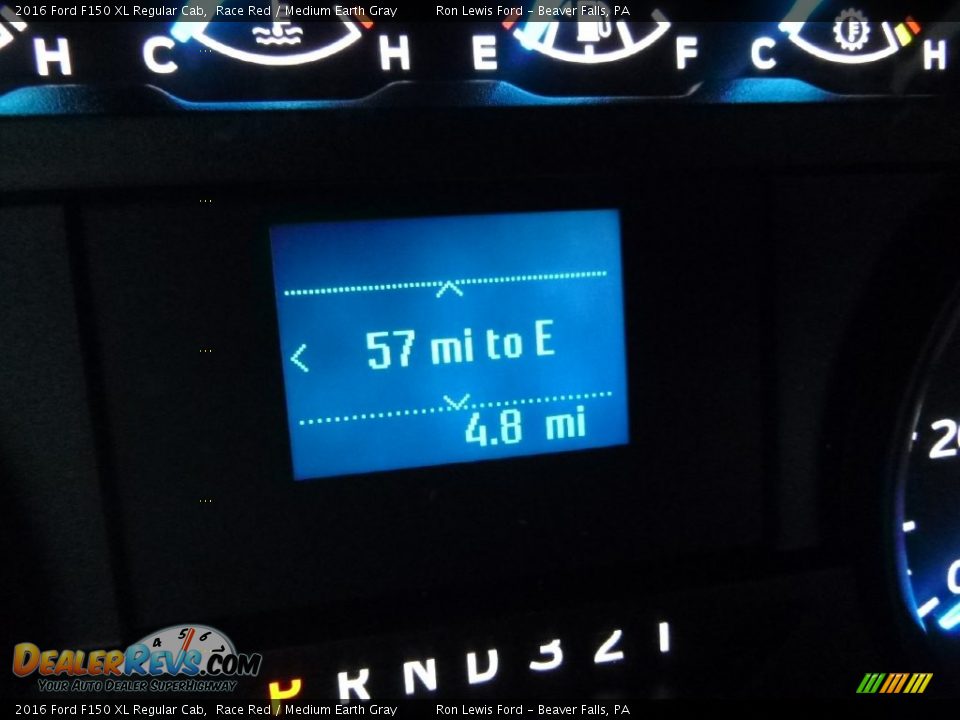 2016 Ford F150 XL Regular Cab Race Red / Medium Earth Gray Photo #20