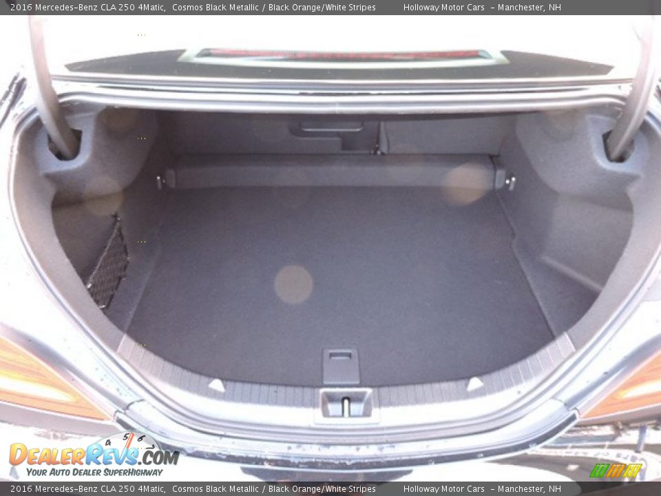 2016 Mercedes-Benz CLA 250 4Matic Cosmos Black Metallic / Black Orange/White Stripes Photo #4