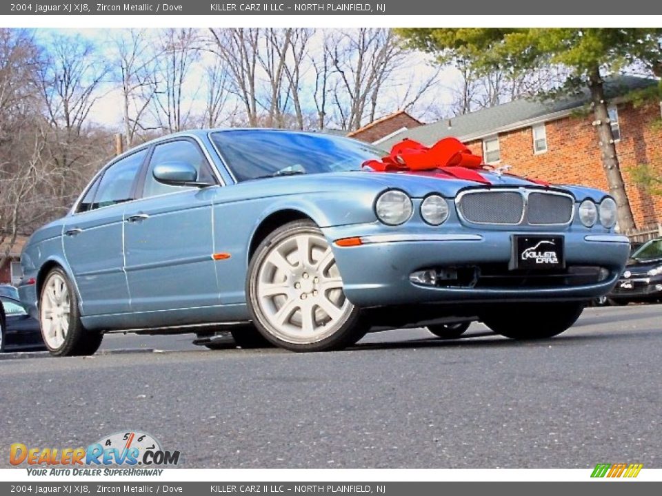 2004 Jaguar XJ XJ8 Zircon Metallic / Dove Photo #11