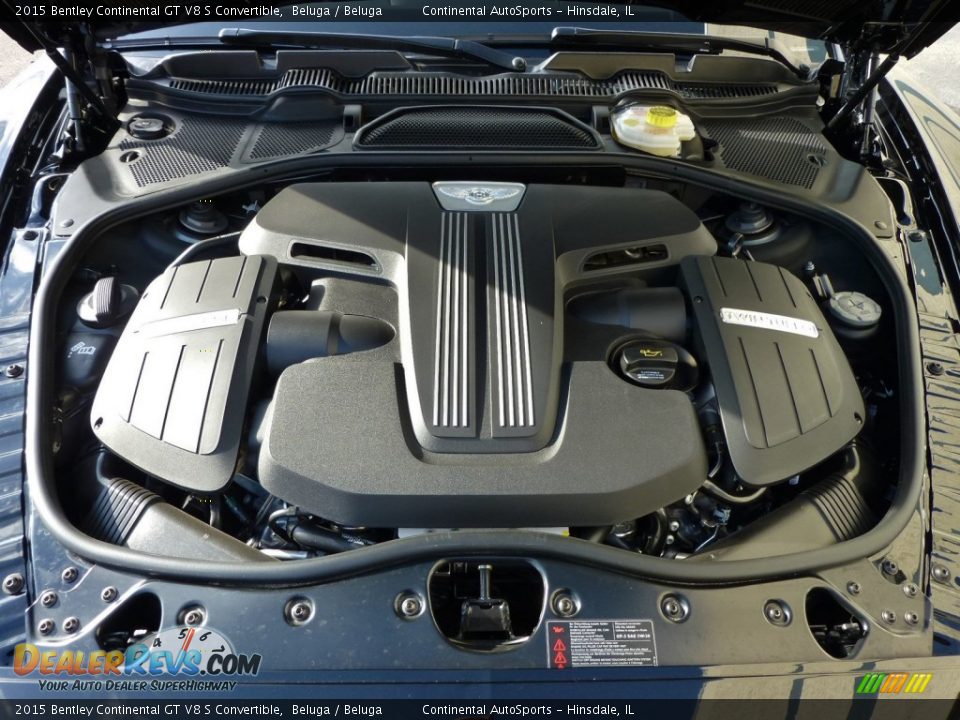 2015 Bentley Continental GT V8 S Convertible 4.0 Liter Twin-Turbocharged DOHC 32-Valve VVT V8 Engine Photo #9