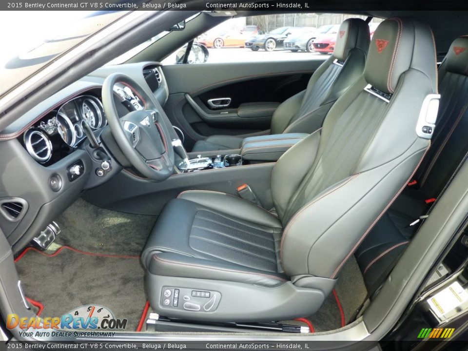 Beluga Interior - 2015 Bentley Continental GT V8 S Convertible Photo #12