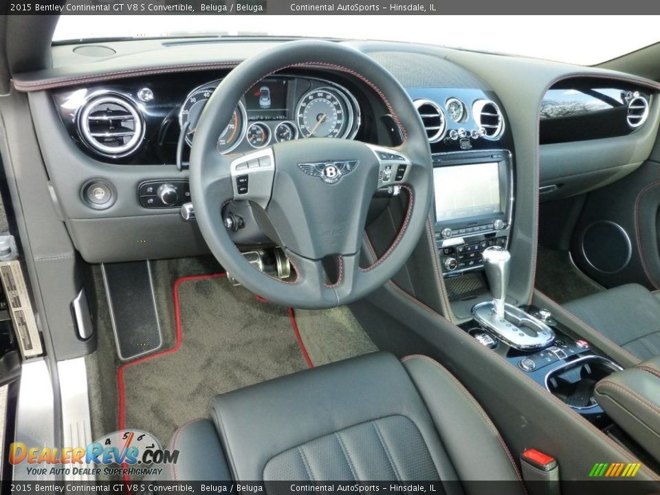 Dashboard of 2015 Bentley Continental GT V8 S Convertible Photo #14