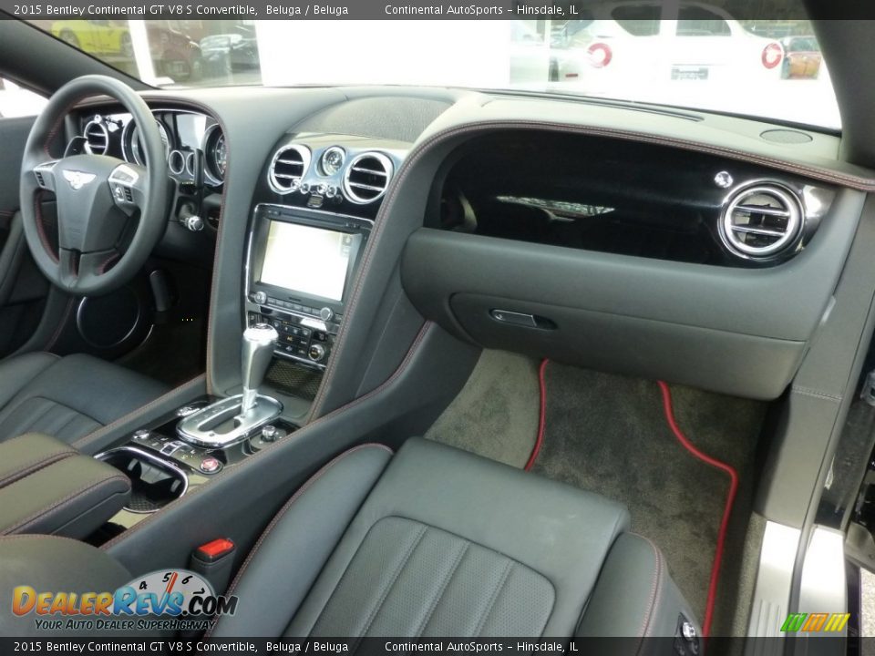 Dashboard of 2015 Bentley Continental GT V8 S Convertible Photo #26