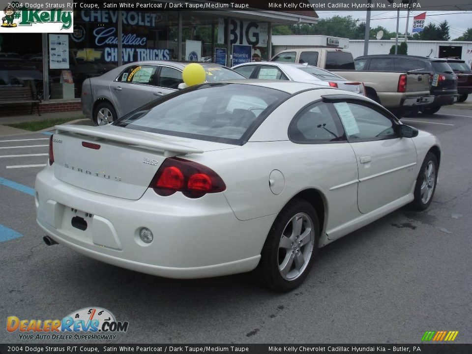 2004 Dodge Stratus R/T Coupe Satin White Pearlcoat / Dark Taupe/Medium Taupe Photo #2