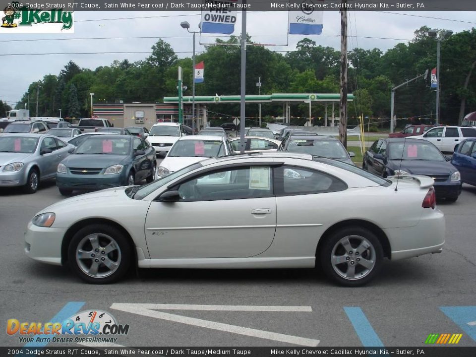 2004 Dodge Stratus R/T Coupe Satin White Pearlcoat / Dark Taupe/Medium Taupe Photo #5