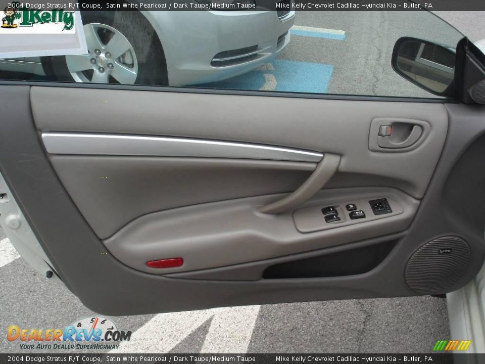 2004 Dodge Stratus R/T Coupe Satin White Pearlcoat / Dark Taupe/Medium Taupe Photo #6