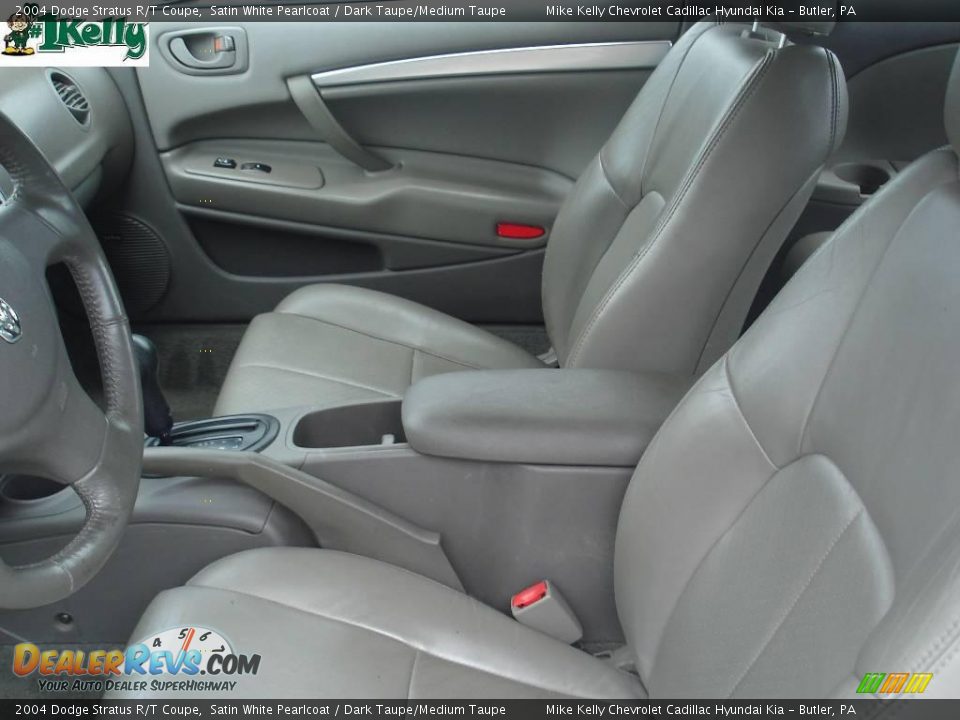 2004 Dodge Stratus R/T Coupe Satin White Pearlcoat / Dark Taupe/Medium Taupe Photo #8