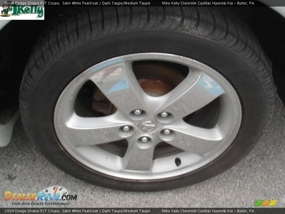 2004 Dodge Stratus R/T Coupe Satin White Pearlcoat / Dark Taupe/Medium Taupe Photo #11