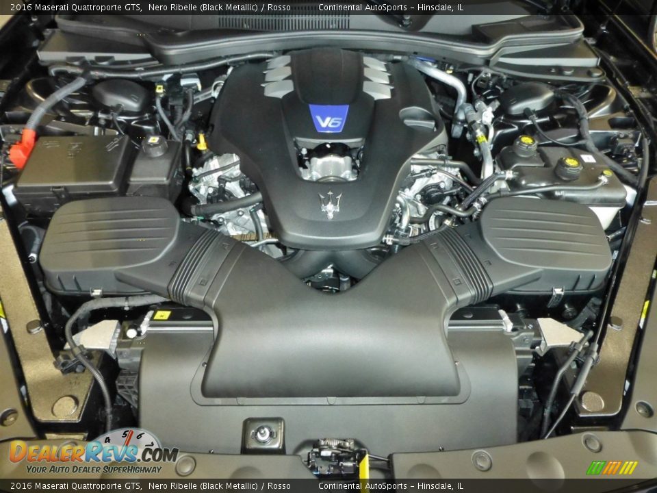 2016 Maserati Quattroporte GTS 3.0 Liter DI Twin-Turbo DOHC 24-Valve VVT V6 Engine Photo #6