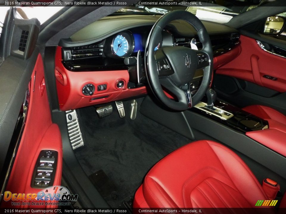 Rosso Interior - 2016 Maserati Quattroporte GTS Photo #7