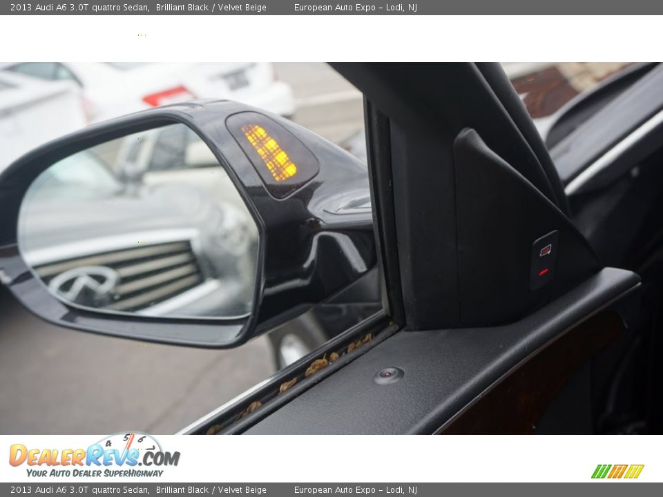2013 Audi A6 3.0T quattro Sedan Brilliant Black / Velvet Beige Photo #20
