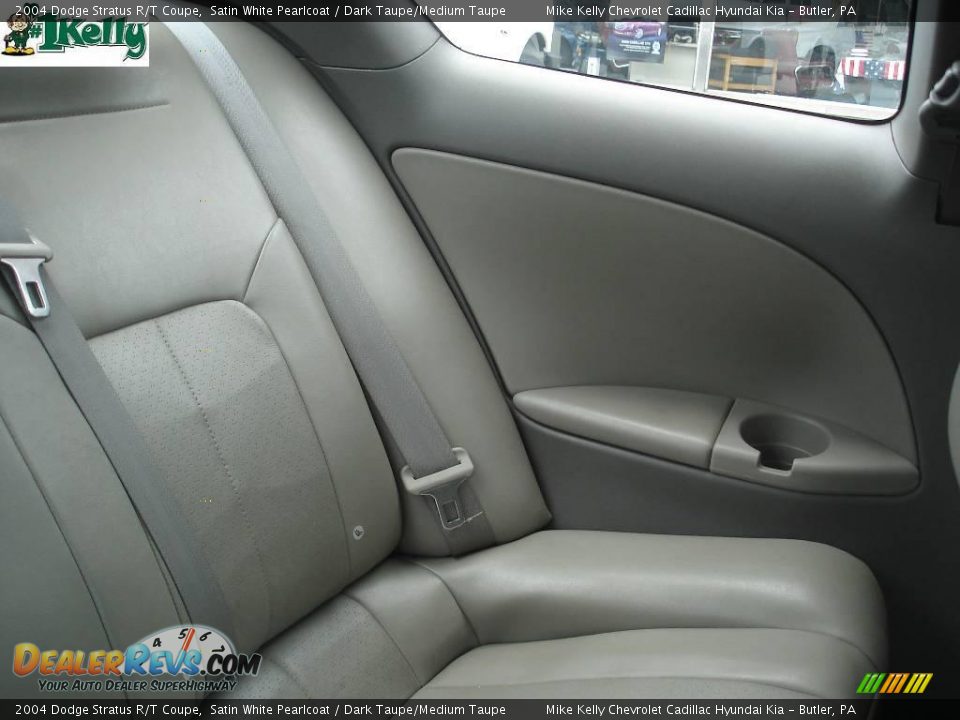 2004 Dodge Stratus R/T Coupe Satin White Pearlcoat / Dark Taupe/Medium Taupe Photo #16
