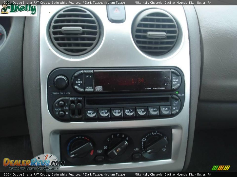 2004 Dodge Stratus R/T Coupe Satin White Pearlcoat / Dark Taupe/Medium Taupe Photo #17
