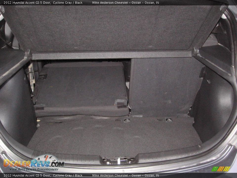 2012 Hyundai Accent GS 5 Door Cyclone Gray / Black Photo #15